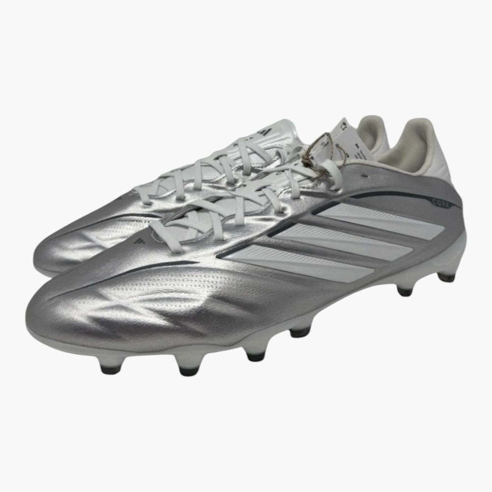 SIZE 7.5 MEN - adidas Copa Pure Pro FG Ice Cold Pack Silver White Soccer JQ0423
